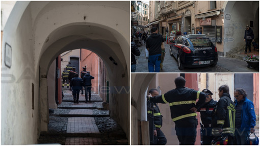 Sanremo: odore nauseabondo e ricerca per la possibile presenza di un cadavere in via Corradi (Foto)