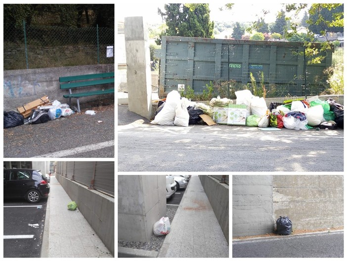 Imperia: continuano le segnalazioni sull'abbandono dei rifiuti, ecco la situazione nel centro di raccolta di Artallo, in stazione e a Castelvecchio (foto)