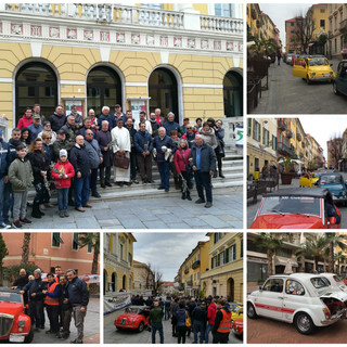 Imperia: ieri il raduno delle 500 storiche, Pititto &quot;Il ricavato devoluto al Civ Vivi Certosa di Genova&quot; (foto)