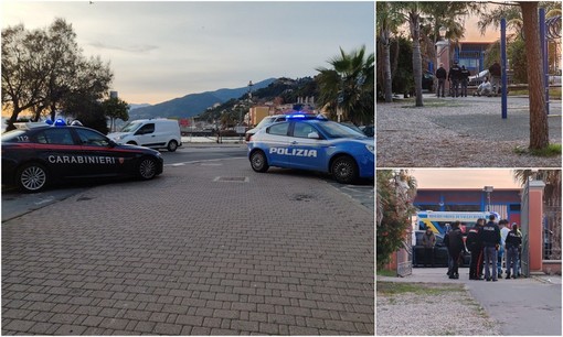 Ventimiglia, rissa sul lungomare: la polizia insegue e ferma cinque stranieri (Foto)