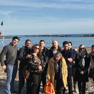 Sanremo: visita dei ragazzi della Comunità Riabilitativa Villa Gritta di Cogorno durante il Festival (foto)