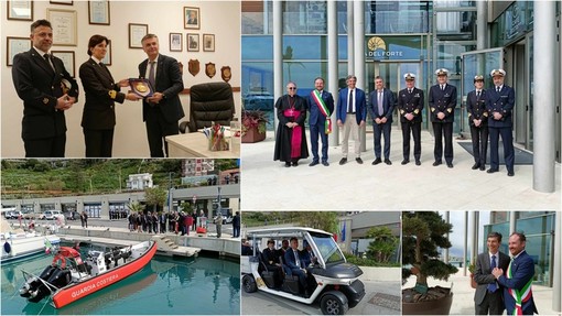 Ventimiglia, Rixi all'inaugurazione del nuovo battello della Guardia Costiera: &quot;Dobbiamo investire sul mare&quot; (Foto e video)