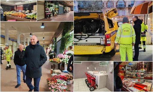 Ventimiglia, si alzano le serrande: riapre il mercato coperto (Foto e video)