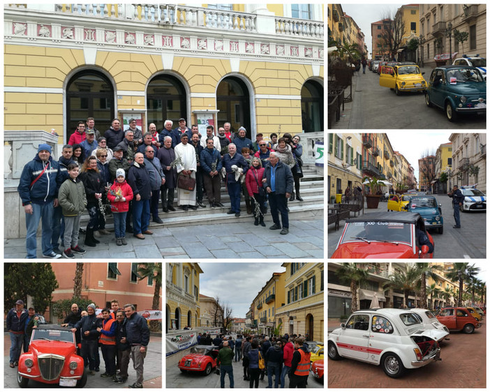 Imperia: ieri il raduno delle 500 storiche, Pititto &quot;Il ricavato devoluto al Civ Vivi Certosa di Genova&quot; (foto)