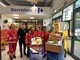 Croce Rossa di Sanremo: grande successo per la raccolta di alimenti all'Iper Carrefour di Taggia (Foto)