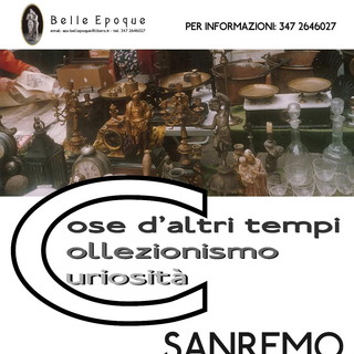 Sanremo: domenica 10 luglio, torna 'Cose d’altri tempi', il mercatino dell'antiquariato