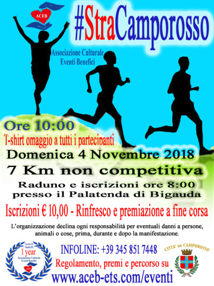 Podismo. Conto alla rovescia per la StraCamporosso di domenica 4 novembre