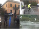Sanremo: mix di vernice e pioggia rendono la strada pericolosa, intervento della Polizia Locale