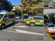 Bordighera, scontro scooter-auto sulla Romana: si alza in volo l'elisoccorso (Foto)