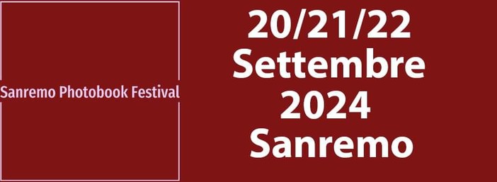 Torna il Sanremo Photobook Festival, la seconda edizione si terrà dal 20 al 22 settembre