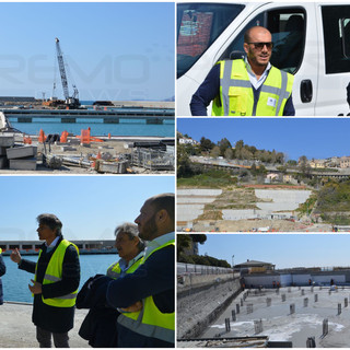 Ventimiglia: rappresentanti sindacali in visita a Cala del Forte. “Siamo contenti di vedere finalmente lo sviluppo di questo progetto” (Foto e Video)