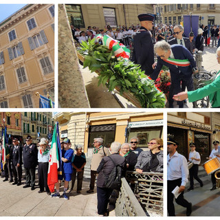 Sanremo: Festa della Repubblica celebrata nel pomeriggio, corteo e onore al Monumento ai Caduti (Foto e Video)