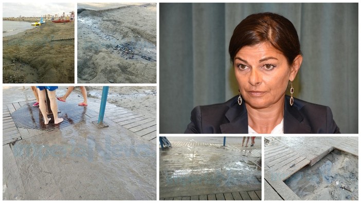 Imperia, Laura Gandolfo: “Sopralluogo alla spiaggia libera inclusiva per verificare che tutto sia in ordine”