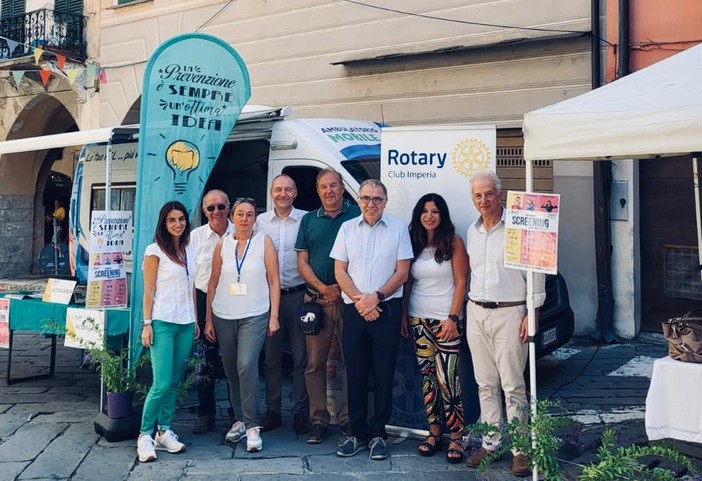 Pieve di Teco: all'Expo Valle Arroscia, informativa del Rotary Club della provincia di Imperia sul cancro del colon-retto