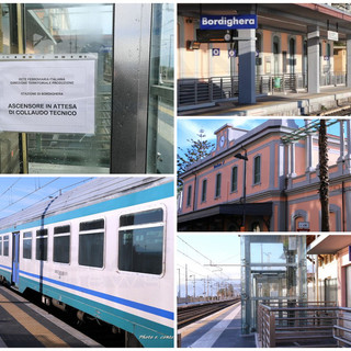 Bordighera: stazione ferroviaria, ad una settimana dalla presentazione del restyling, ascensori fuori servizio ‘in attesa di collaudo tecnico’