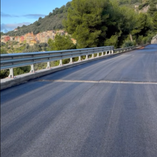 Ventimiglia, strada che collega Grimaldi Inferiore a Superiore: terminati i lavori (Foto)