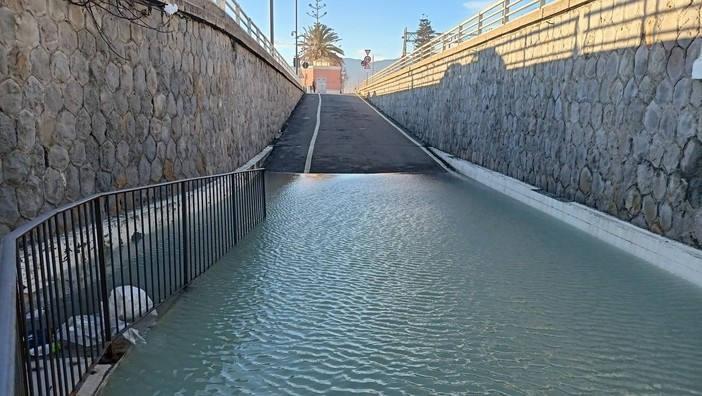 Bordighera, sottopasso di via Noaro: il Comune dispone servizio pulizia e ripristino condutture