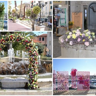 'Sanremoinfiore, omaggio a Italo Calvino',  ecco le foto del percorso tra installazioni, esposizioni e infiorate