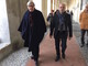 Imperia: Vittorio Sgarbi a passeggio per la città con il sindaco Carlo Capacci e l'assessore Maria Teresa Parodi