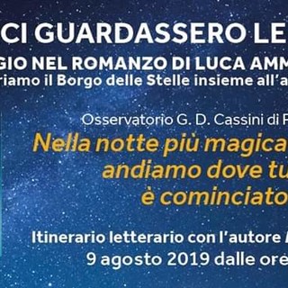 Perinaldo: il 9 agosto all'osservatorio Cassini, la presentazione del libro di Luca Ammirati &quot;Se i pesci guardassero le stelle&quot;