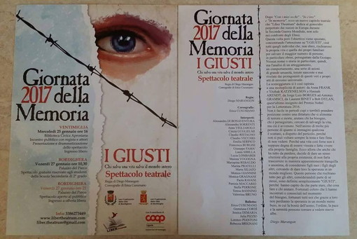 Ultimi giorni di prove per 'Liber Theatrum' per le rappresentazioni in occasione della 'Giornata della Memoria'