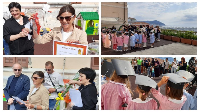 Emozioni alla Scuola dell’Infanzia di piazza Roma: consegnati i diplomi di fine anno scolastico (foto)