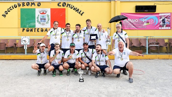 Petanque, il San Giacomo è campione d'Italia, la formazione imperiese batte in Finale Valle Maira