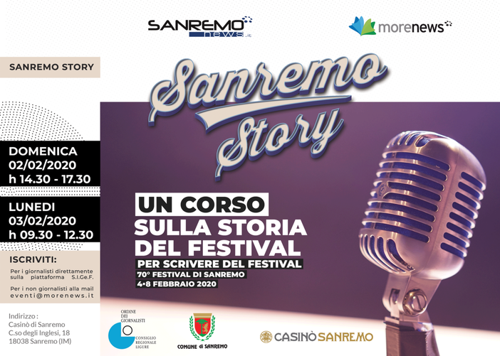 Sanremo News è sempre più Festival: quest'anno le iniziative del nostro giornale faranno “story”