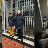 Ventimiglia, lotta al degrado: sgomberato e chiusi gli accessi all'ex hotel Splendid (Foto e video)