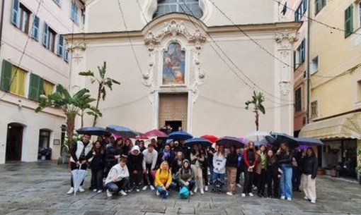 Bordighera: studenti del Fermi-Montale di Ventimiglia alla scoperta dei luoghi che hanno ispirato Claude Monet