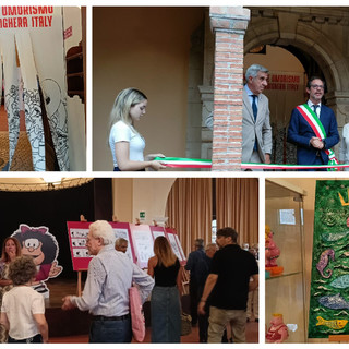 Bordighera inaugura il Salone Internazionale dell’Umorismo, al via la 53esima edizione (Foto e video)