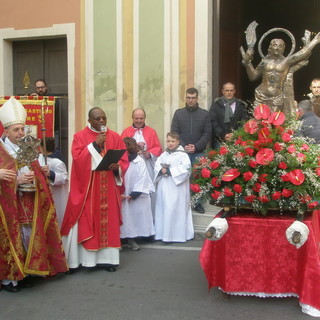 Sanremo: festa a Coldirodi per il Patrono San Sebastiano con il Vescovo Suetta