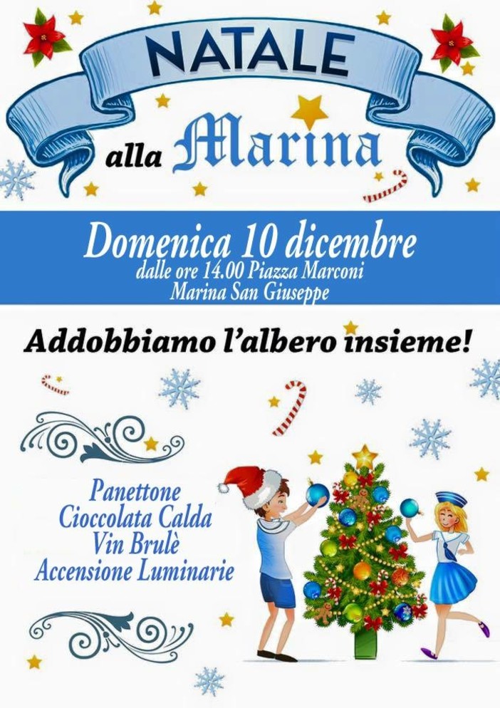 Ventimiglia: domenica il tradizionale appuntamento con l'addobbo dell'albero di Natale insieme al Sestiere Marina