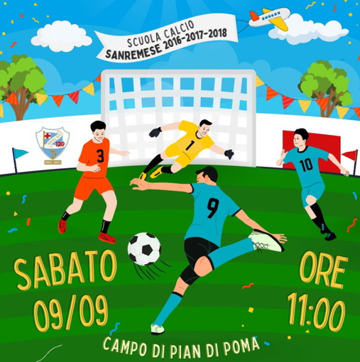 Calcio giovanile: sabato 9 settembre riprendono gli allenamenti della Scuola Calcio della Sanremese