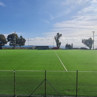 Il nuovo campo da calcio di Pian di Poma