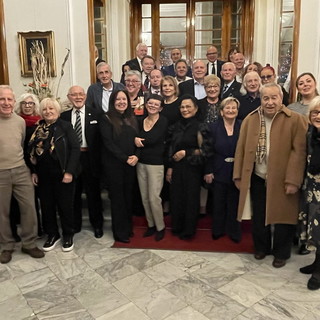 Serata degli auguri della sezione Amira di Sanremo con personaggi di spicco della ristorazione monegasca