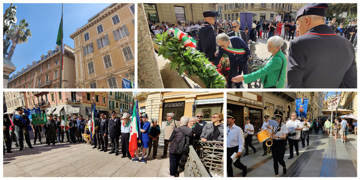 Sanremo: Festa della Repubblica celebrata nel pomeriggio, corteo e onore al Monumento ai Caduti (Foto e Video)