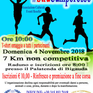 Podismo. Conto alla rovescia per la StraCamporosso di domenica 4 novembre