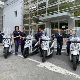 A Bordighera gli infermieri arrivano in scooter: inaugurato il nuovo servizio di Asl1