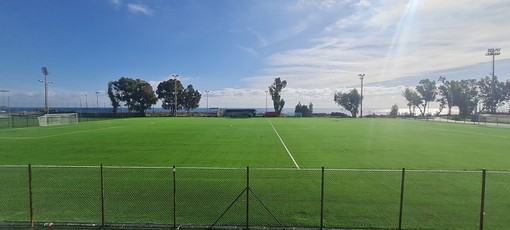 Il nuovo campo da calcio di Pian di Poma