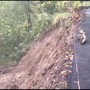 Valle Argentina: smottamento lungo la strada per Costa di Carpasio (Video)