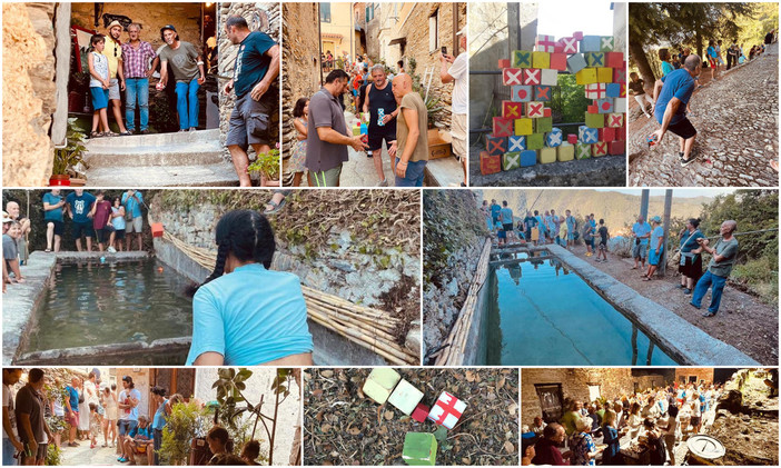 Ferragosto, a Tavole il trofeo di bocce quadrate itinerante: vince una coppia di turisti (foto e video)