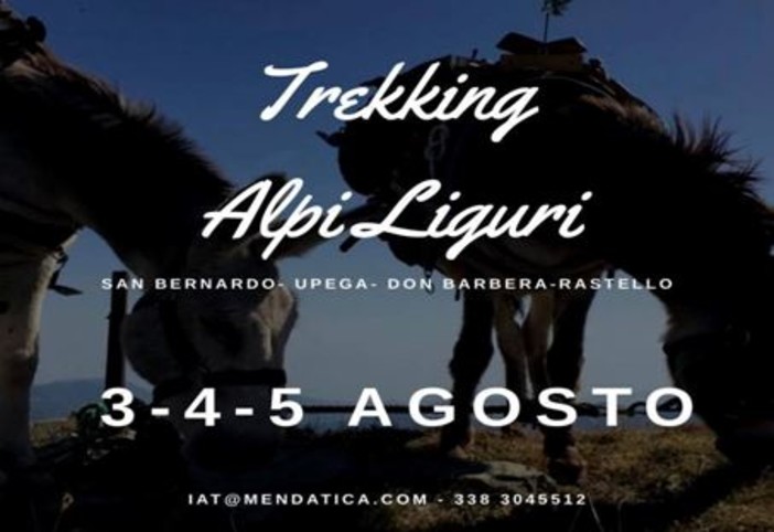 Nei primi giorni di agosto, grande Trekking delle Alpi Liguri!del CTE gestito dalla Cooperativa di Comunità Brigì