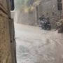 Maltempo in Riviera di Ponente, allagata via Lercari a Taggia (Foto e video)