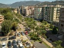 Il panorama di Viale delle Palme, in centro ad Arma di Taggia.