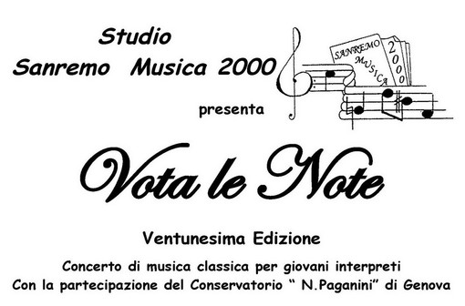 Bordighera: doppio appuntamento con 'Vota le Note 2012'