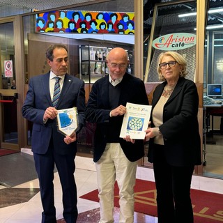 Viaggio alla scoperta dell'Ariston per i soci del Rotary club Sanremo Hanbury: Vacchino Cicerone d'eccezione (foto)