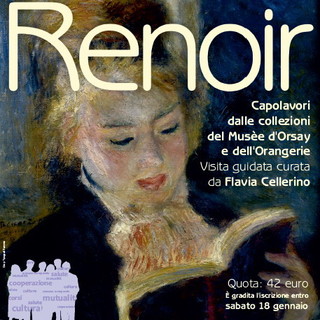 Il 21 febbraio visita guidata a Torino alla mostra di Renoir per i soci Coop