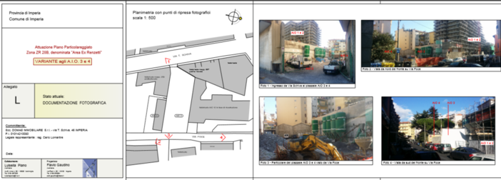 Imperia: consultabili all'ufficio urbanistica i documenti sulla variabile alle opere a scomputo del progetto immobile nell'area ex Renzetti