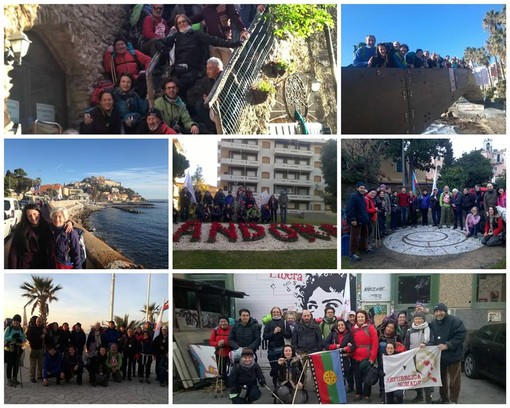 Dal ponte Morandi al confine di Ventimiglia, il cammino di Repubblica Nomade tocca la Liguria. Con loro l'imperiese Noel Gazzano (foto)